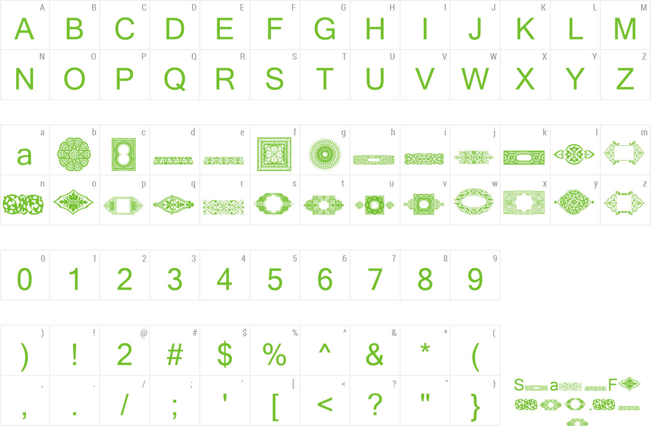 Font Vintage Decorative Signs 8 preview